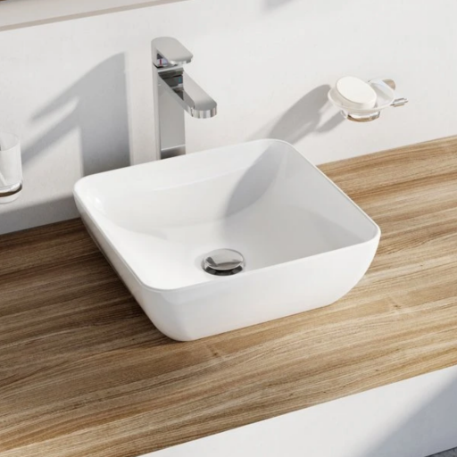 Раковина накладная Ravak UNI 380 S SLIM XJX01138001 белая